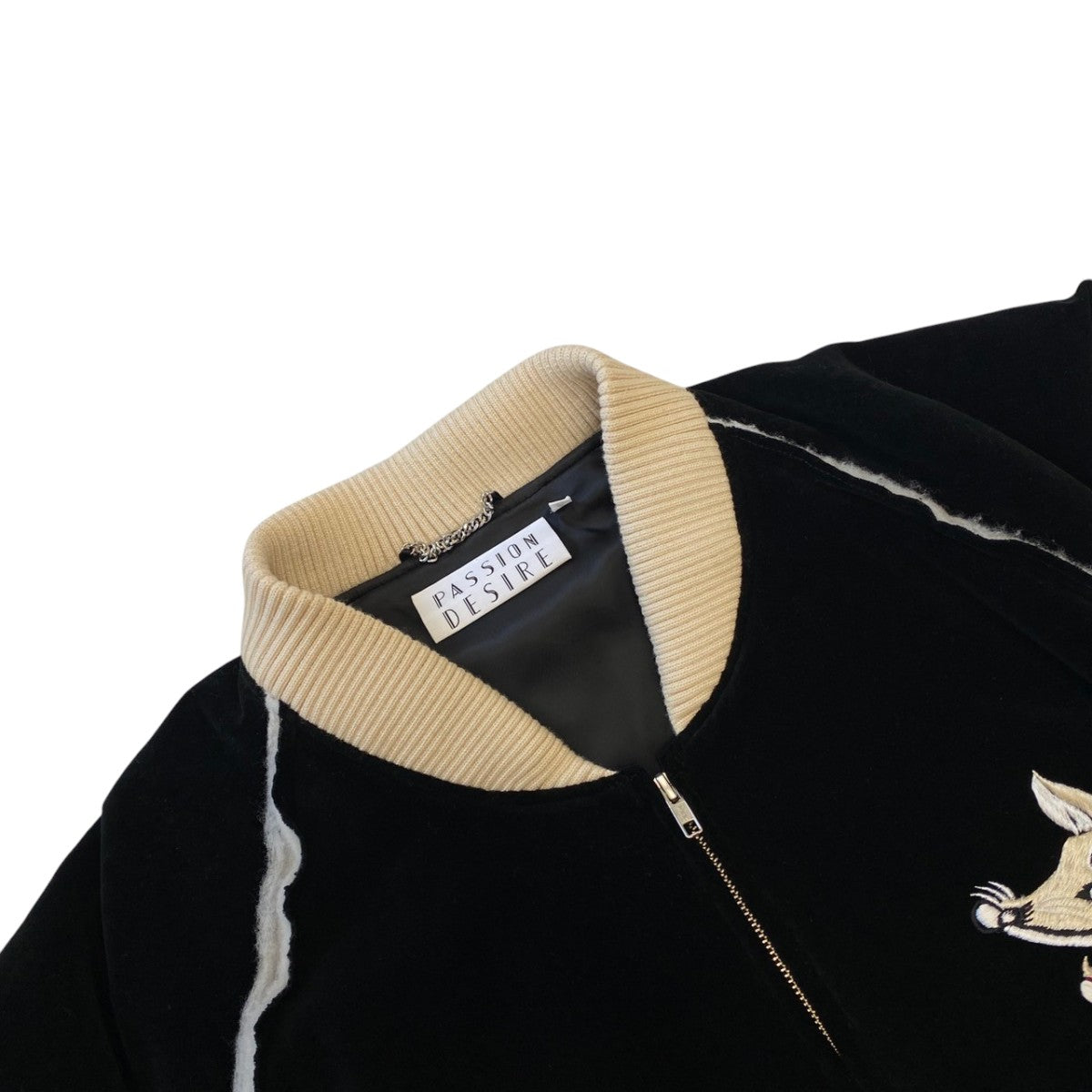 Velveteen Fox Embroidered Sourvenir Jktベロア スカジャンPD23AJ06