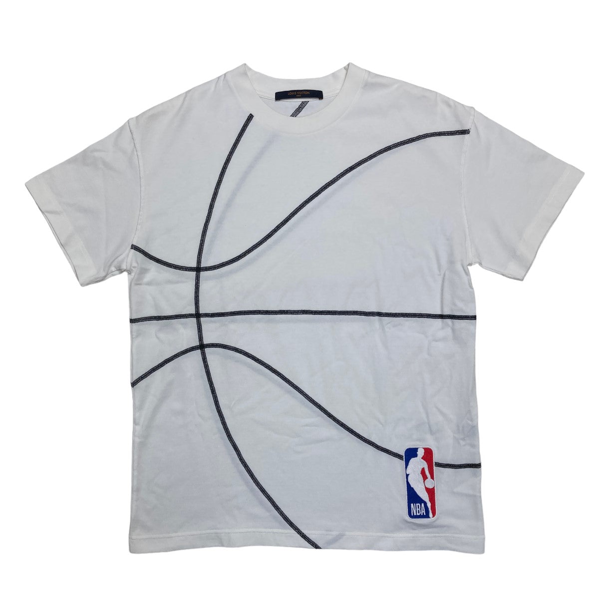 LOUIS VUITTON×NBA 21SSエンブロイダリーディテールTシャツ半袖カットソーhky22w hky22w ホワイト サイズ  XS｜【公式】カインドオルオンライン ブランド古着・中古通販【kindal】