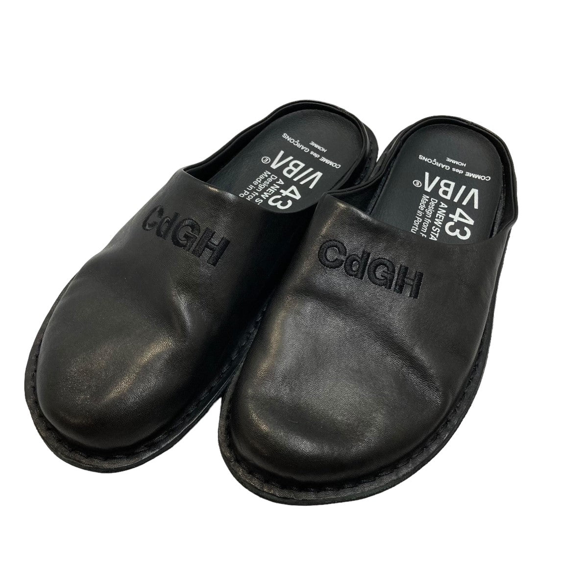 COMME des GARCONS HOMME(コムデギャルソンオム) 24SS20× VIBA LEATHER SLIP-ONスリッポン ブラック  サイズ 43(26.0cm)｜【公式】カインドオルオンライン ブランド古着・中古通販【kindal】