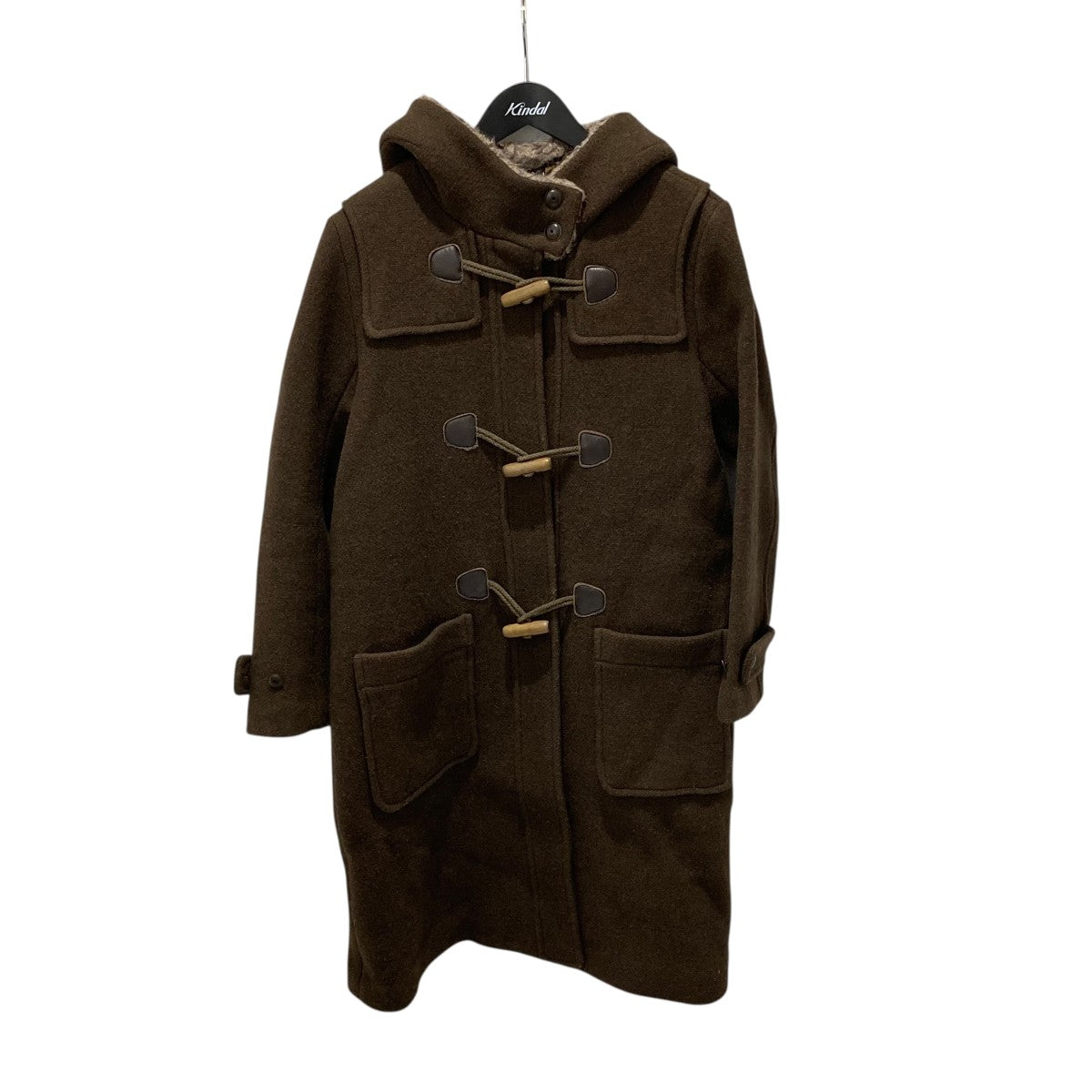 ミナペルホネン ダッフルコート navy 38 nordic moss mina 中古・古着通販】mina perhonen (ミナ ペルホネン) ノルディック