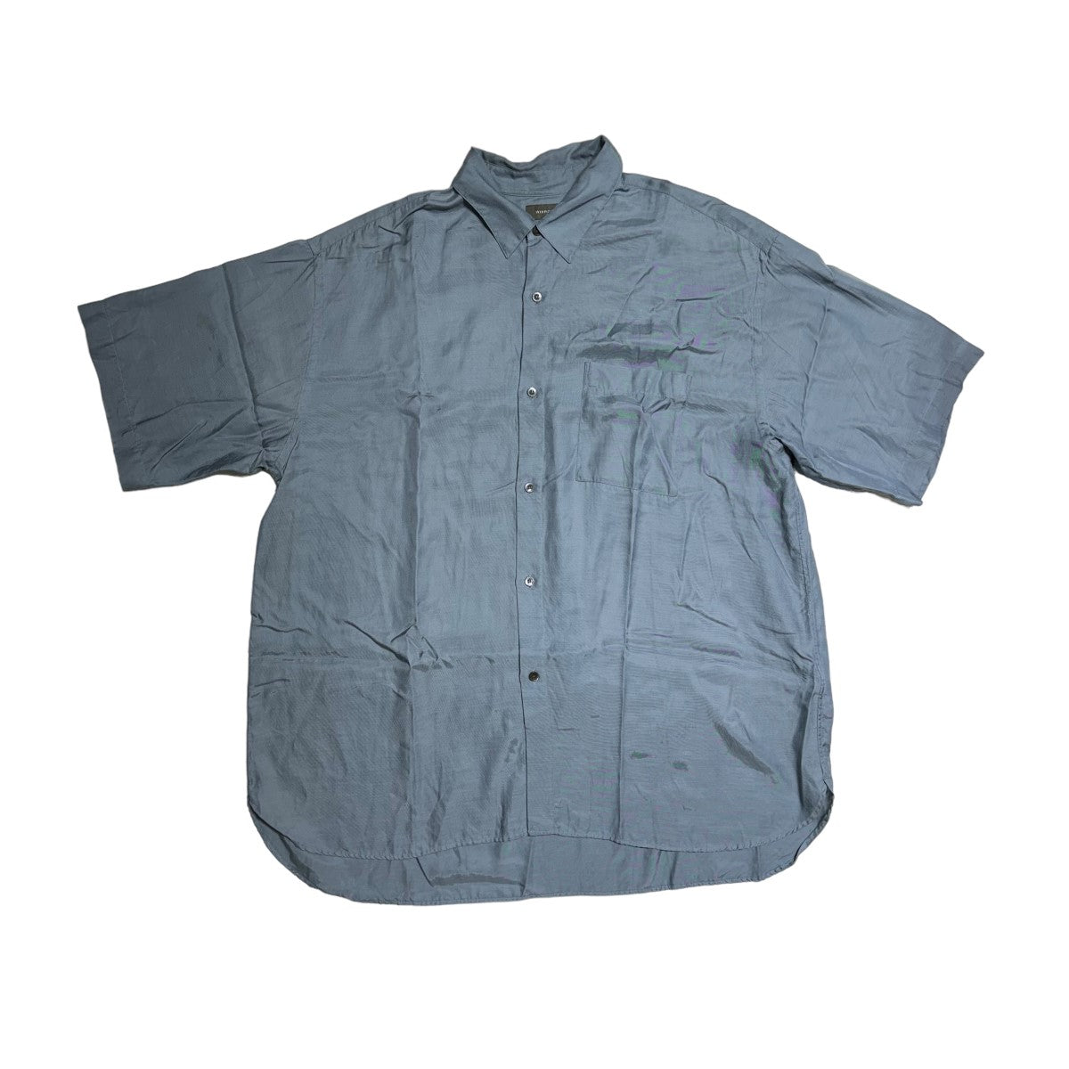 WIRROW(ウィロウ) Cupro Cotton Half Sleeve Shirt半袖シャツ561204-123 561204-123 ブルー  サイズ 3｜【公式】カインドオルオンライン ブランド古着・中古通販【kindal】