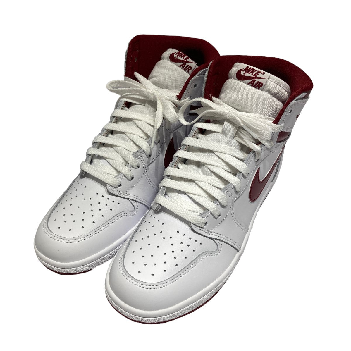 NIKE(ナイキ) Air Jordan 1 High '85 Metallic Burgundyエアジョーダン1 ハイ 85 スニーカーBQ4422- 161 BQ4422-161 ホワイト×レッド サイズ 27.5cm｜【公式】カインドオルオンライン ブランド古着・中古通販【kindal】