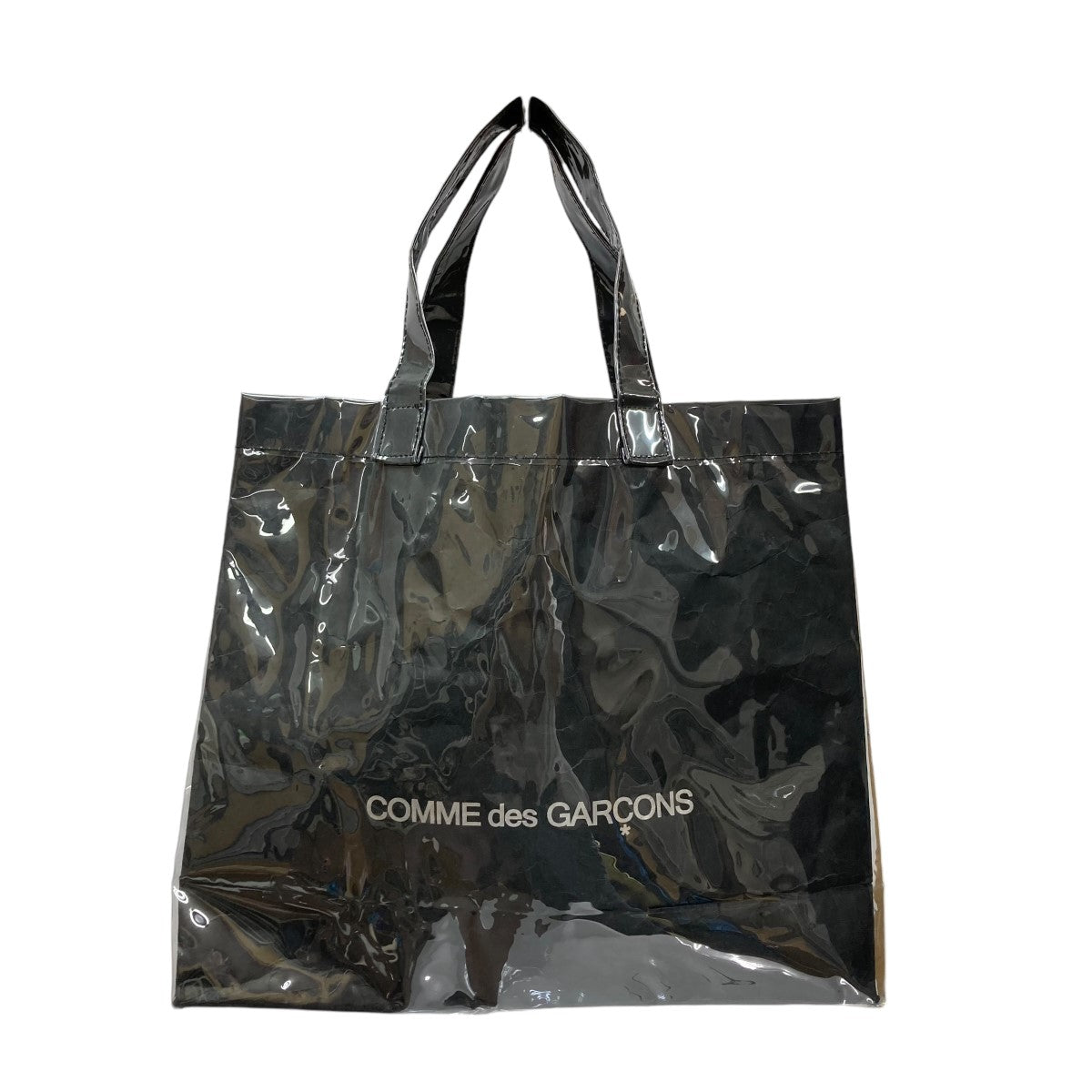 BLACK COMME des GARCONS(ブラックコムデギャルソン) ビニールトートバッグGO-K201 GO-K201  ブラック｜【公式】カインドオルオンライン ブランド古着・中古通販【kindal】