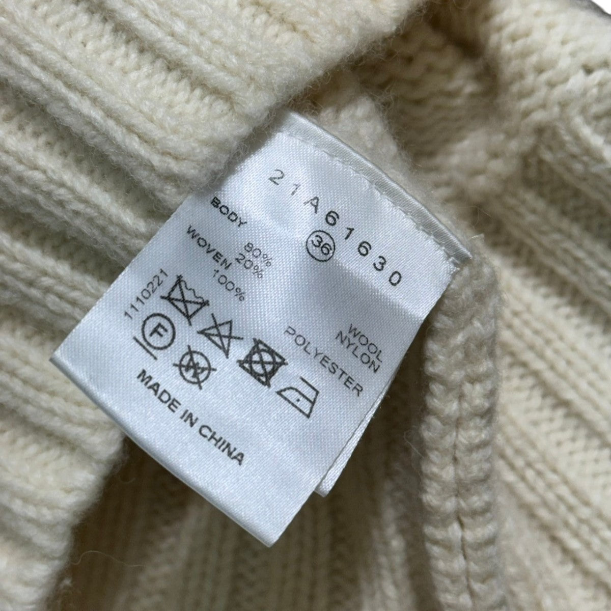 ニットカーディガン21A61630