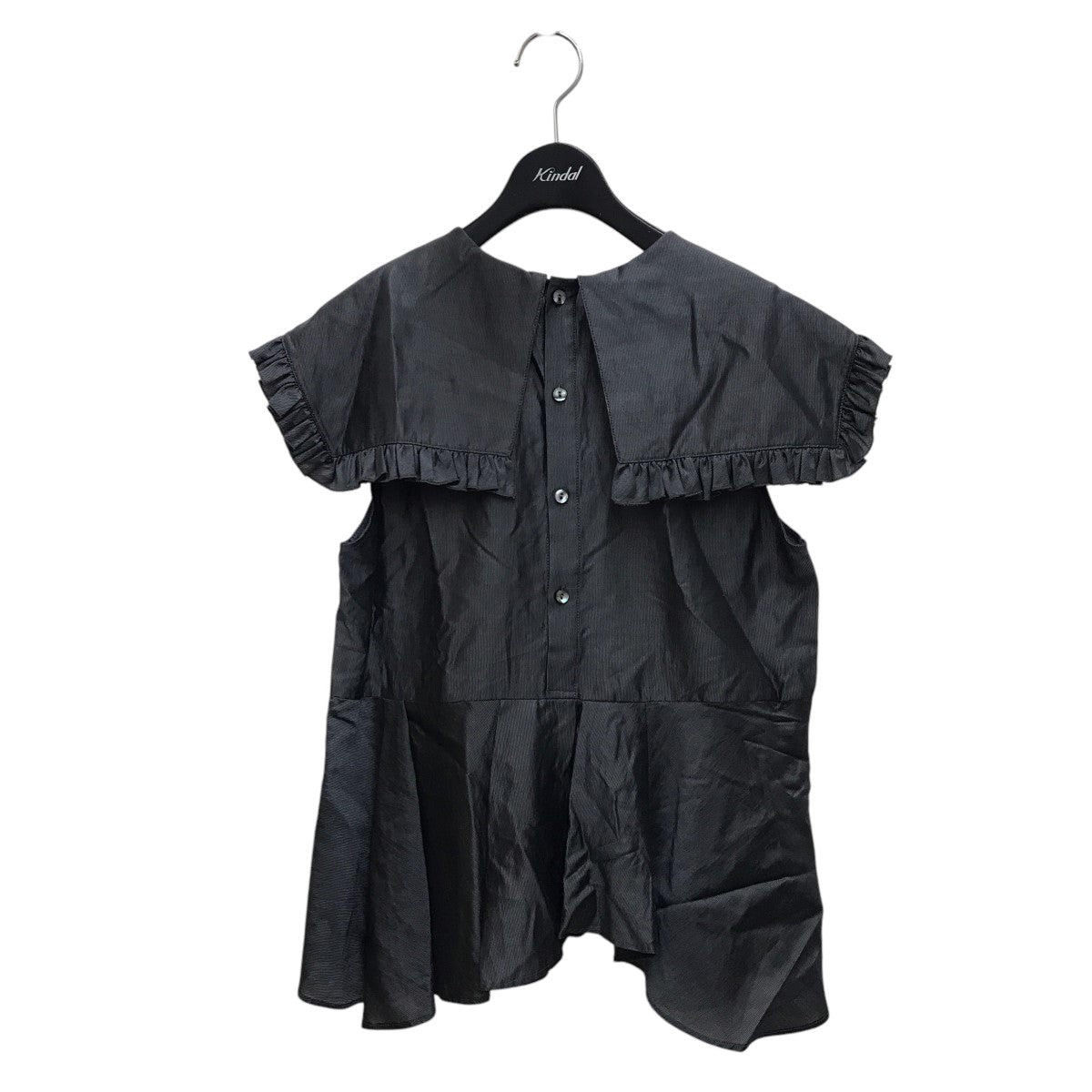 WEB限定お買い得商品の新着アイテム LANVIN en Bleu(ランバンオンブルー) ビッグカラーノースリーブ トップス