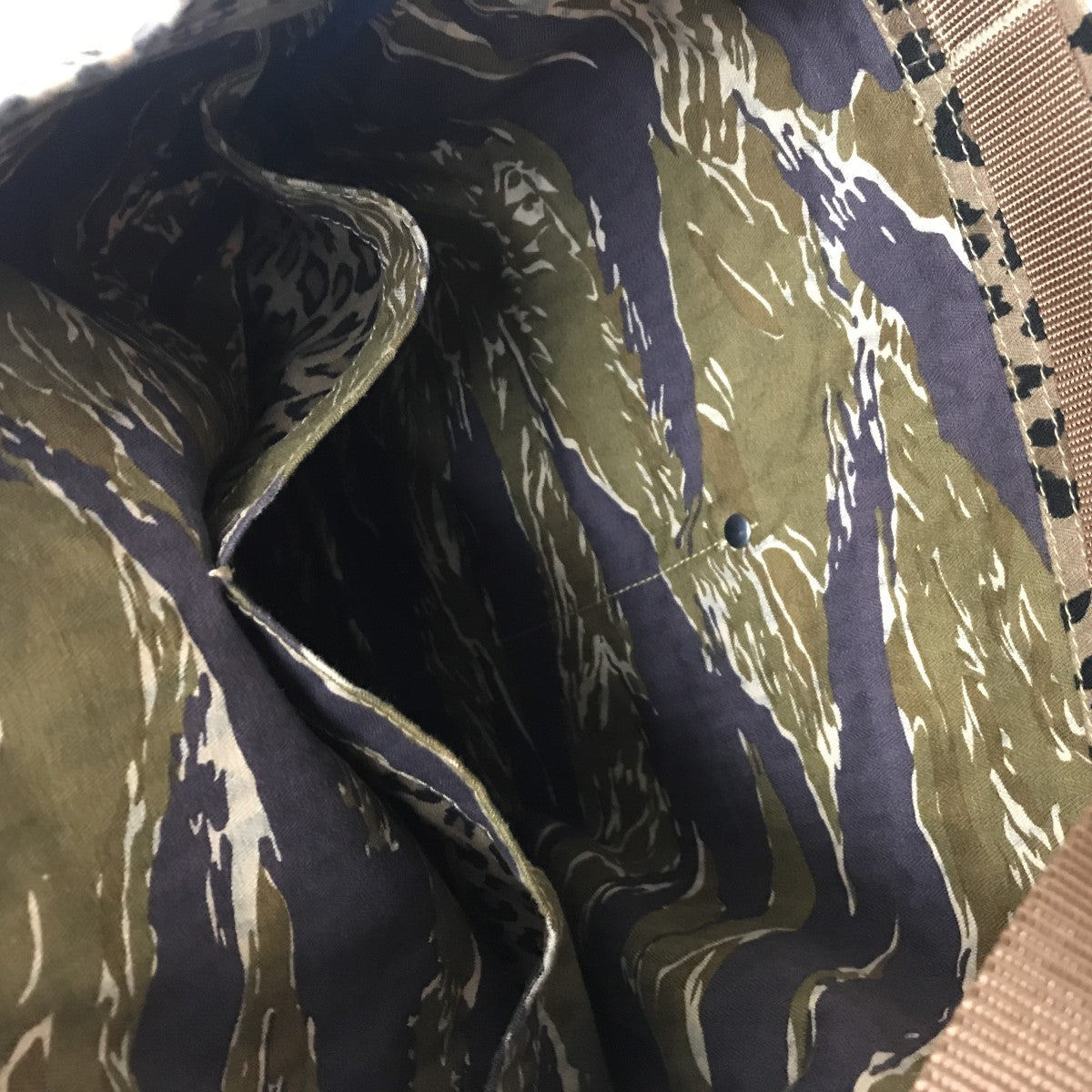 Engineered Garments ヒョウ柄ショルダートートバッグ 古着・中古-5枚目のアイテム画像