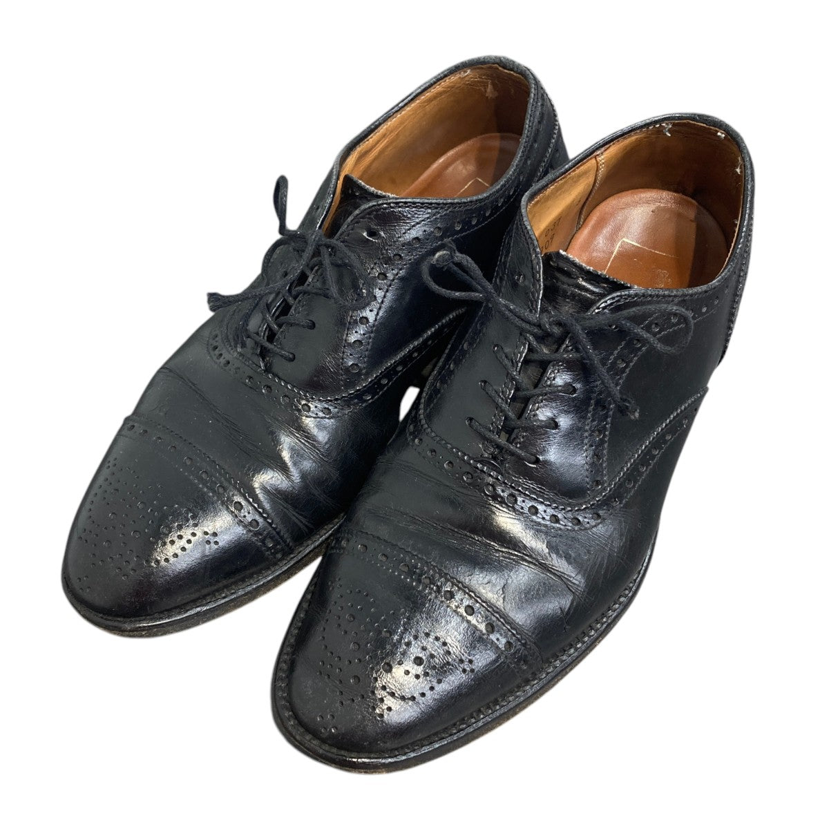 ALDEN(オールデン) ストレートチップシューズ レザーシューズ ブラック