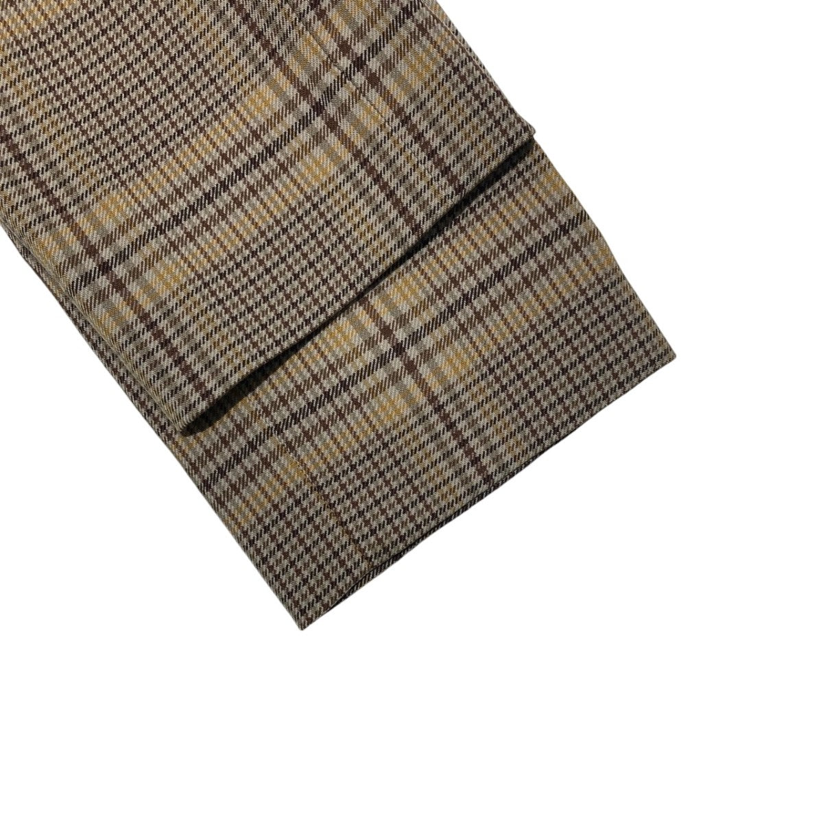 19AWWOOL SERGE CHECK NARROW SLACKSチェックスラックスパンツA9Ap03SC