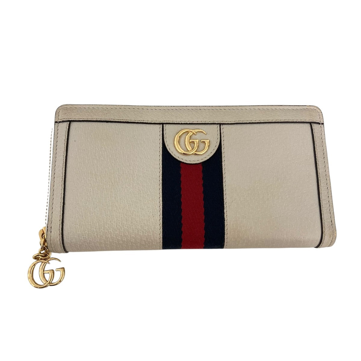 GUCCI(グッチ) 長財布 523154 ベージュ×ネイビー｜【公式】カインド  