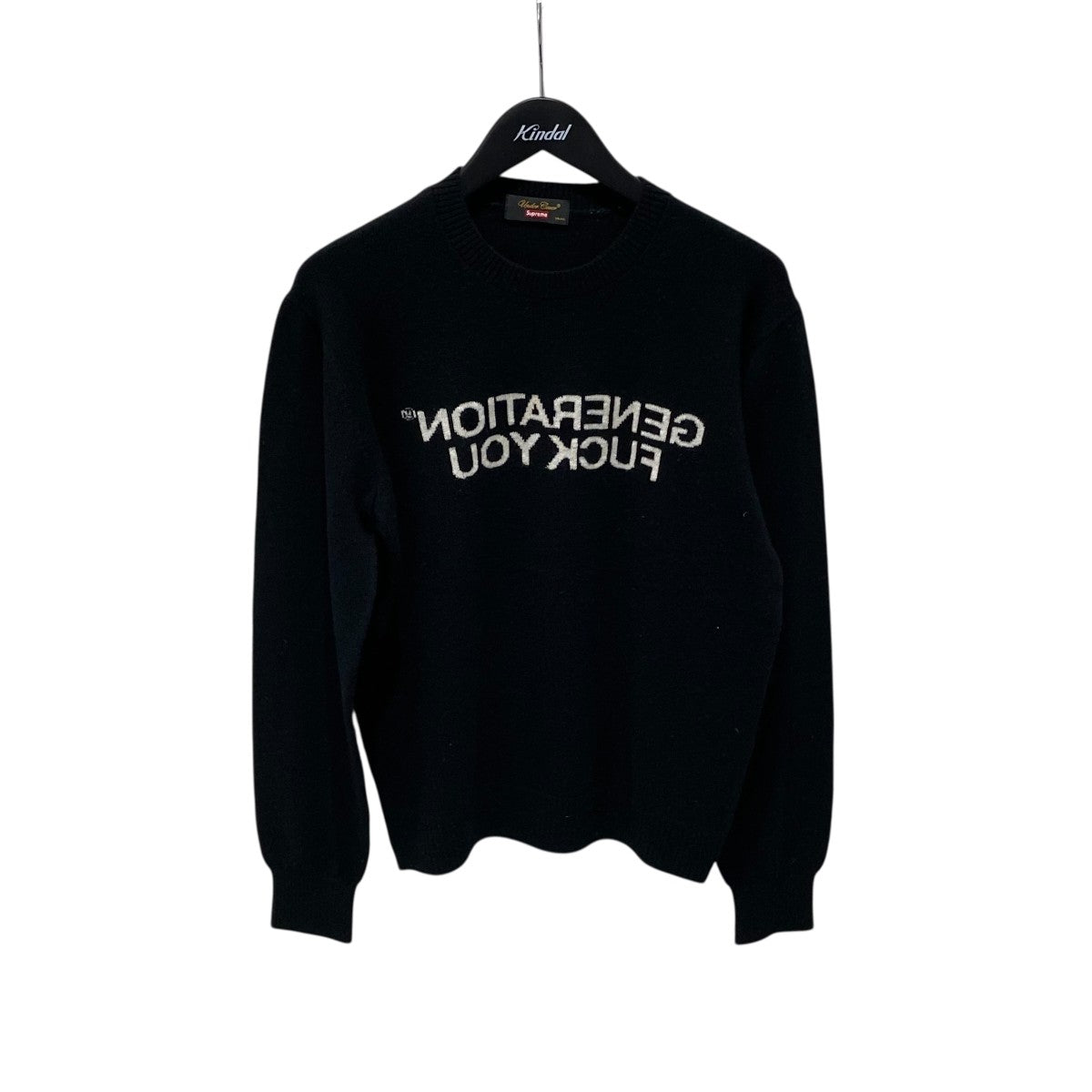 Supreme×UNDERCOVER 16FW Generation Fuck You Sweaterクルーネック