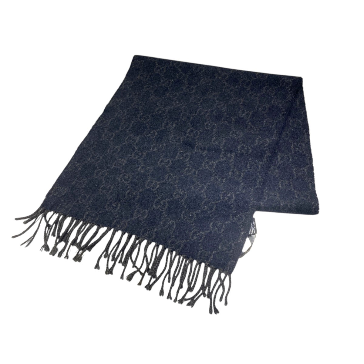 GUCCIマフラー　メンズ　ネイビー GUCCI(グッチ) マフラー ネイビー×グレー｜【公式】カインドオル