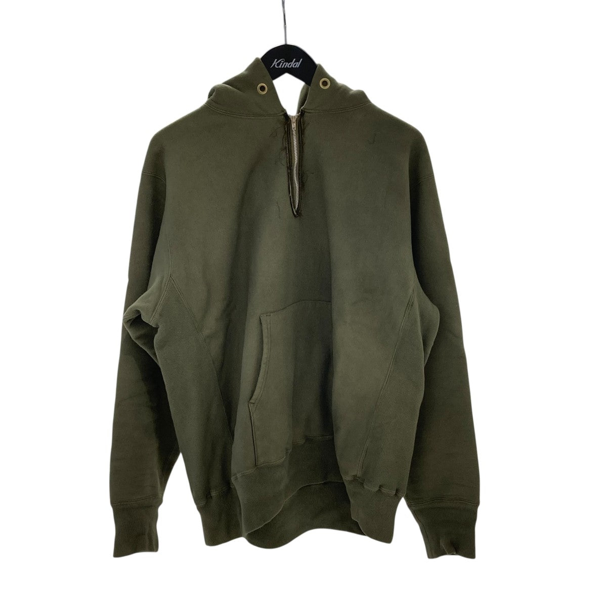 A．PRESSE(アプレッセ) Vintage Half Zip Sweat Hoodieプル