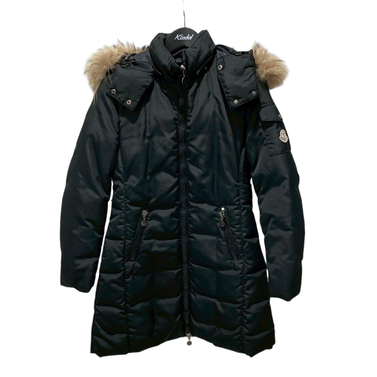 MONCLER ブラックダウンジャケット MONCLER(モンクレール) ダウンコート49334 49334 ブラック サイズ 0