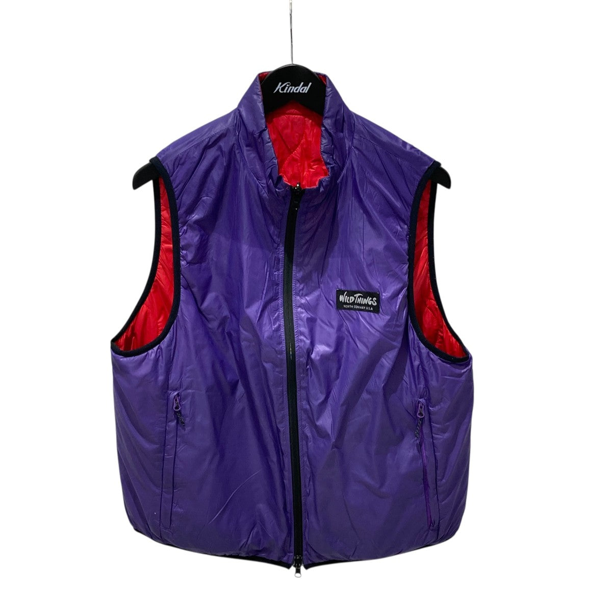 WILD THINGS 〈別注〉 リバーシブル 中綿ベスト Bshop WILD THINGS(ワイルドシングス) Bshop別注リバーシブル中綿ベスト