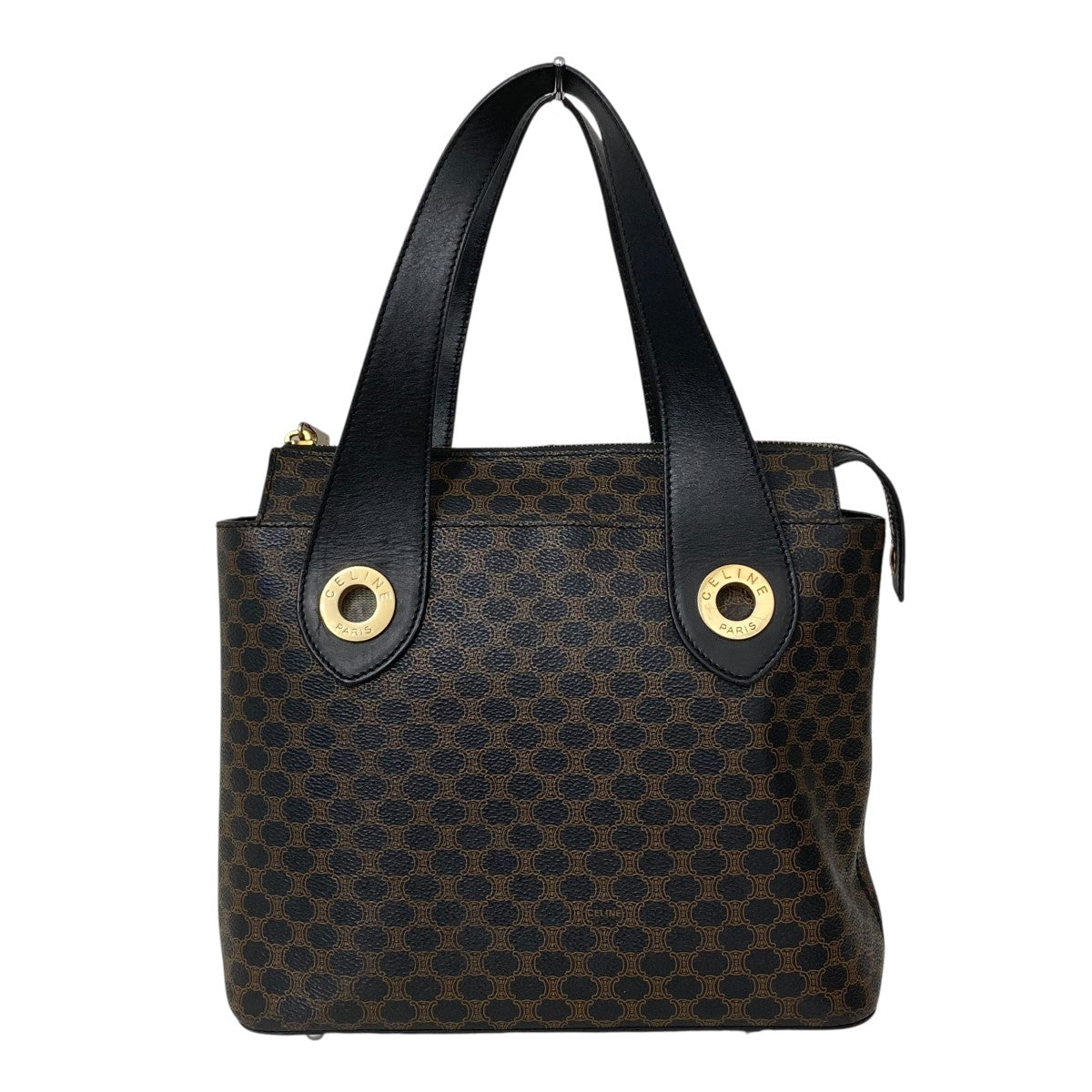 CELINE セリーヌ マカダム トートバッグ CELINE(セリーヌ) マカダムトートバッグ ブラック｜【公式