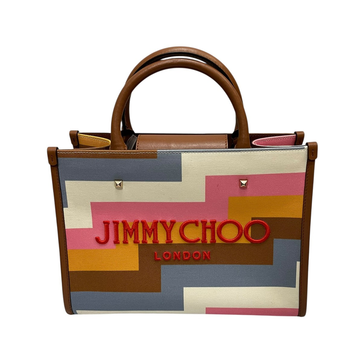 JIMMY CHOO(ジミーチュウ) スモールアベニュートートバッグ マルチ 