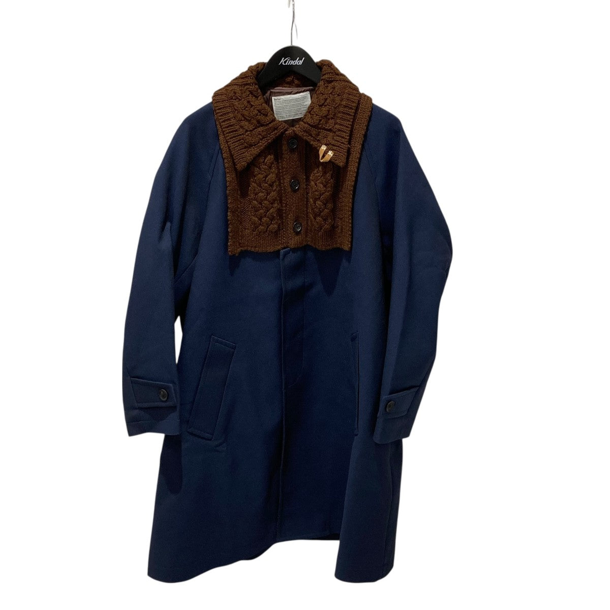 KOLOR(カラー) ニットドッキングコート21wcm-c01101 21wcm-c01101