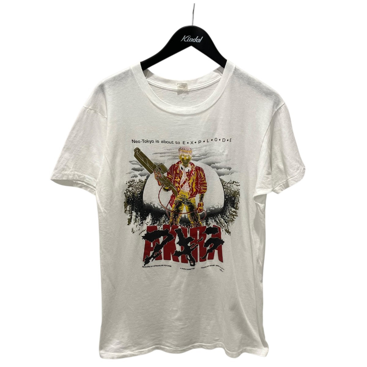 USED(ユーズド) AKIRA KIMONO MY HOUSE半袖Tシャツ ホワイト サイズ XL 