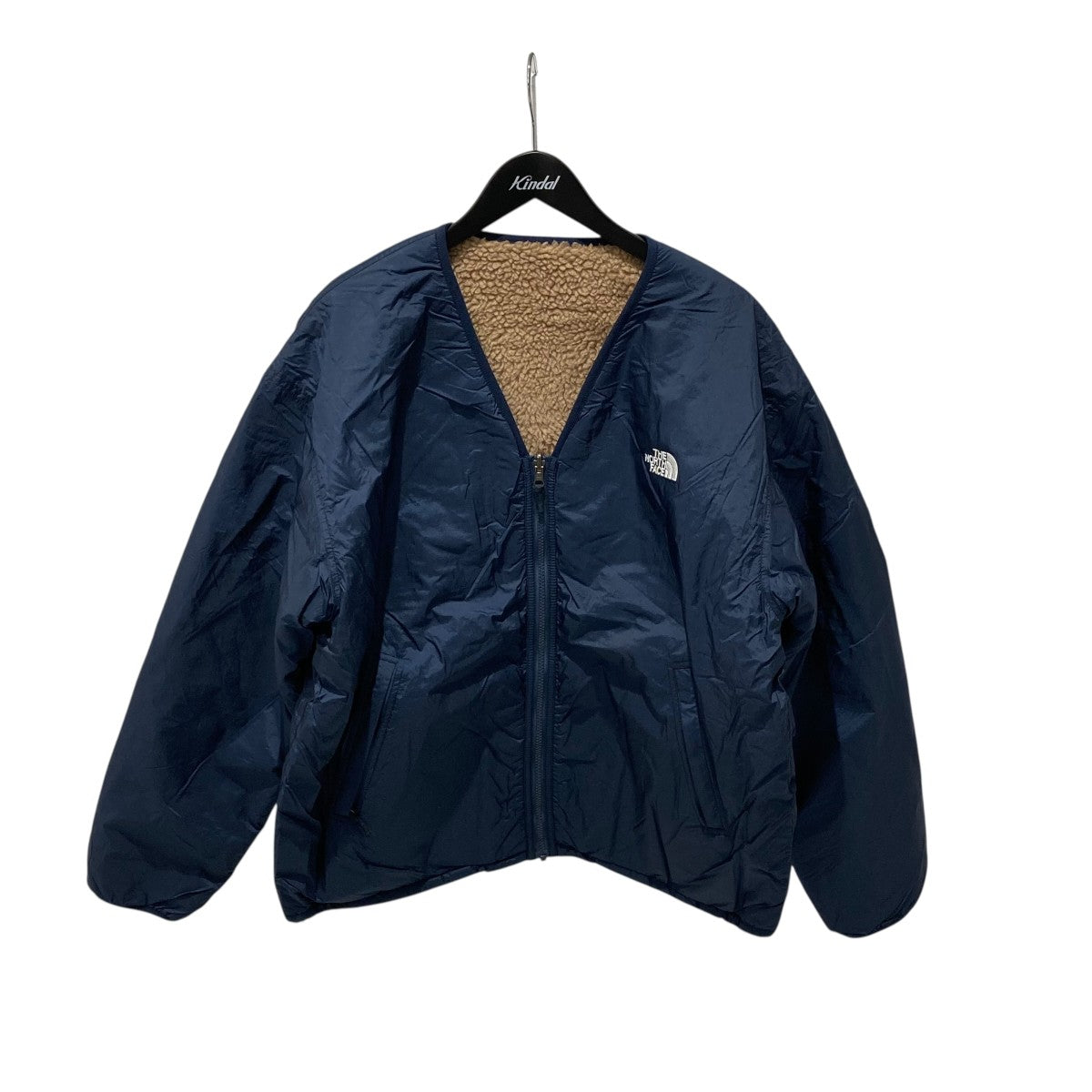 ネイビー パフスリーブ ジャケット THE NORTH FACE(ザノースフェイス) エクストリームパイルカーディガン