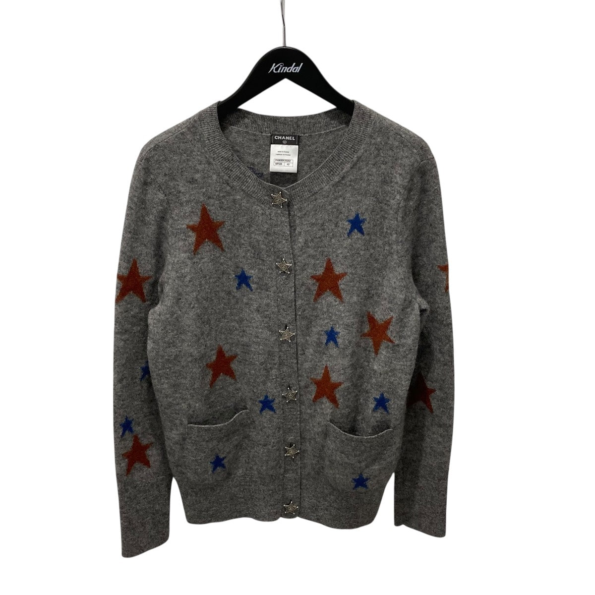 CHANEL(シャネル) CC Star Button Long Sleeve Cardiganニット