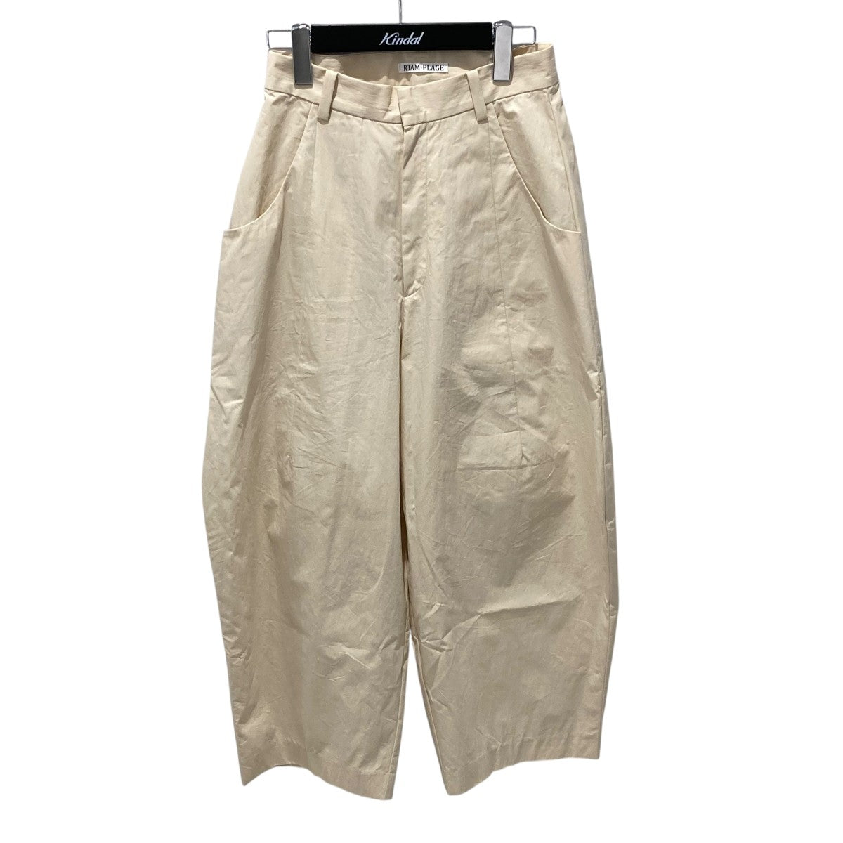 plage L'IAM バルーンチノパンツ　ベージュ/36 plage L´IAM バルーンチノパンツ ベージュ/36