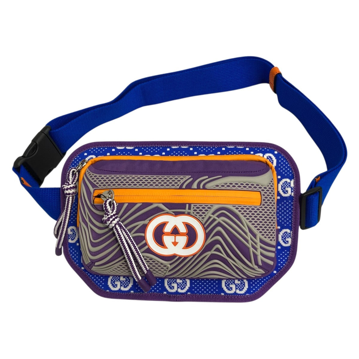 Gucci ショルダーバック　紺色　袋つき GUCCI(グッチ) GGベルトバッグショルダーバッグ752102 752102
