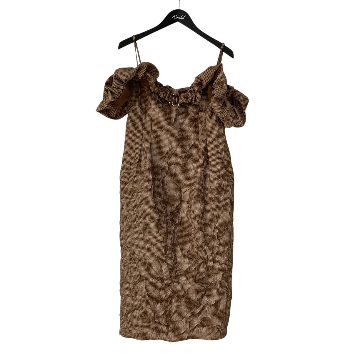 メゾンスペシャル　ラガーワンピース Lame Jacquard Volume Silhouette Dress/ラメジャガード