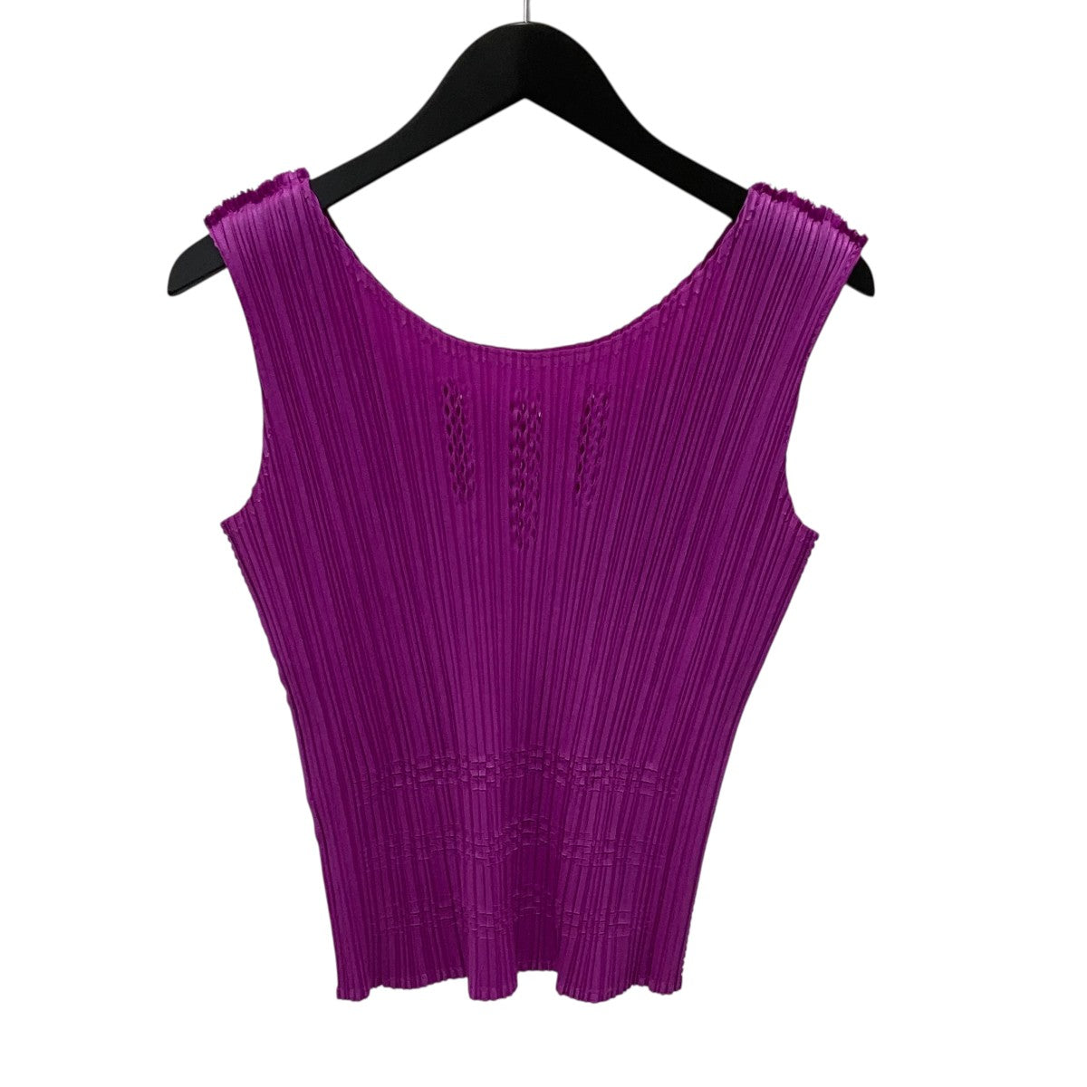 PLEATS PLEASE ノースリーブカットソーPP61-JK691 古着・中古-2枚目のアイテム画像