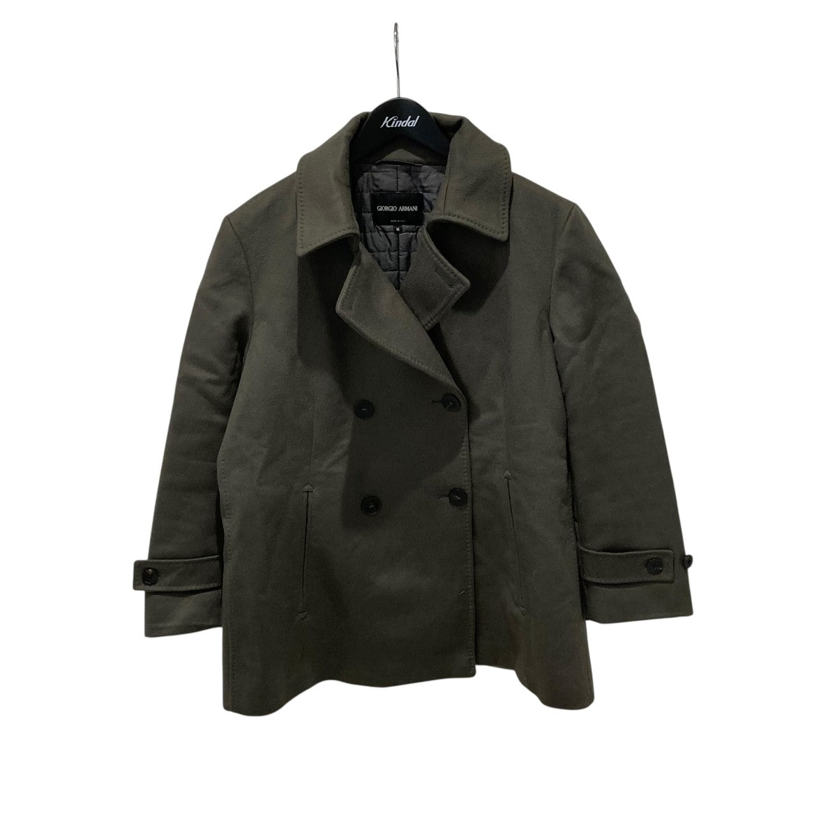 Giorgio Armaniジョルジオアルマーニ Pコート GIORGIO ARMANI(ジョルジオ・アルマーニ) Pコート グリーン サイズ 48