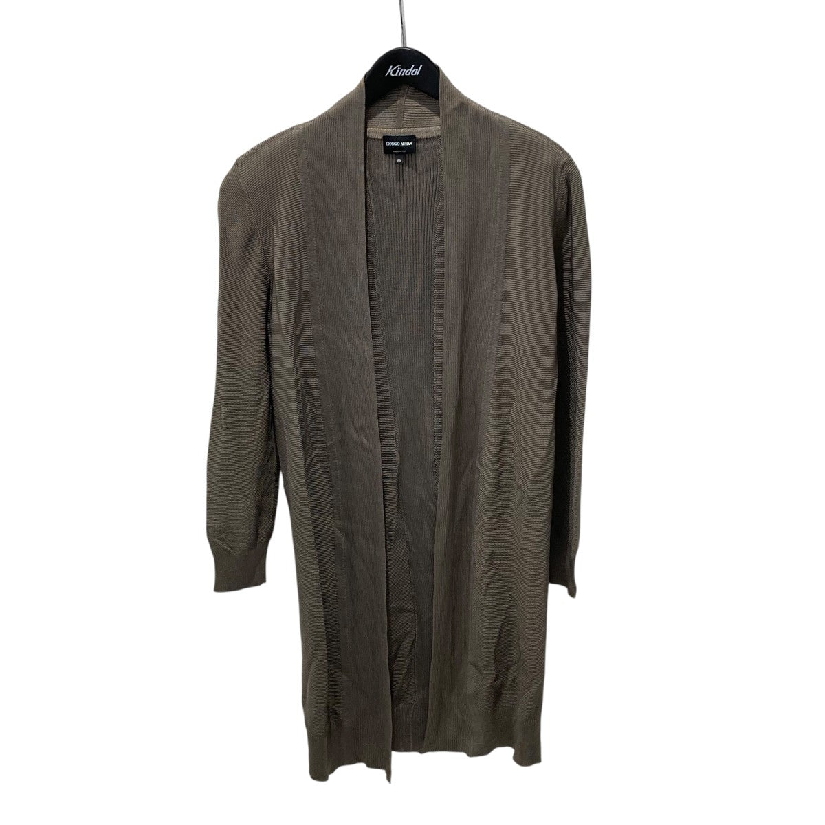 ジョルジオアルマーニ カーディガン グレー GIORGIO ARMANI(ジョルジオ・アルマーニ) ロングカーディガン