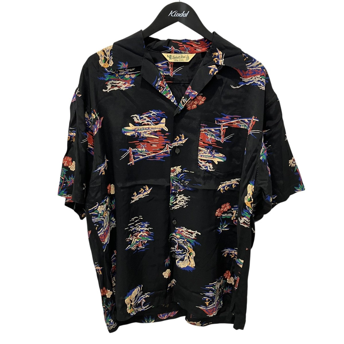 SCHOTT BROS．(ショットブロス) 25SSパイナップルジュース RAYON SHIRT