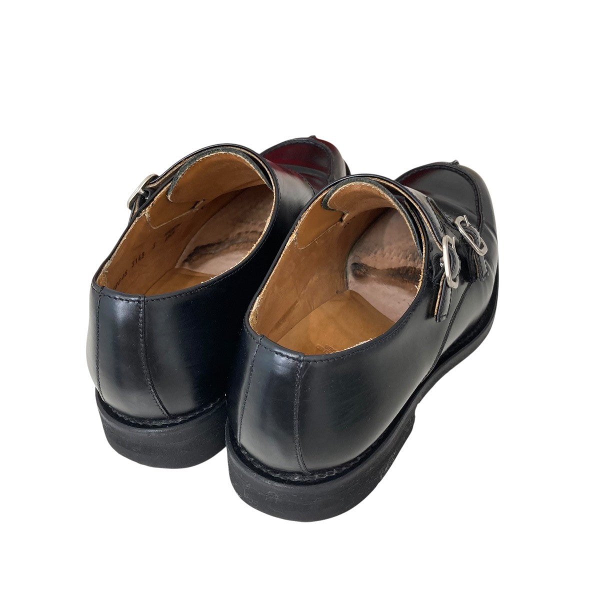 ダブルモンクストラップレザーシューズ3143ROML