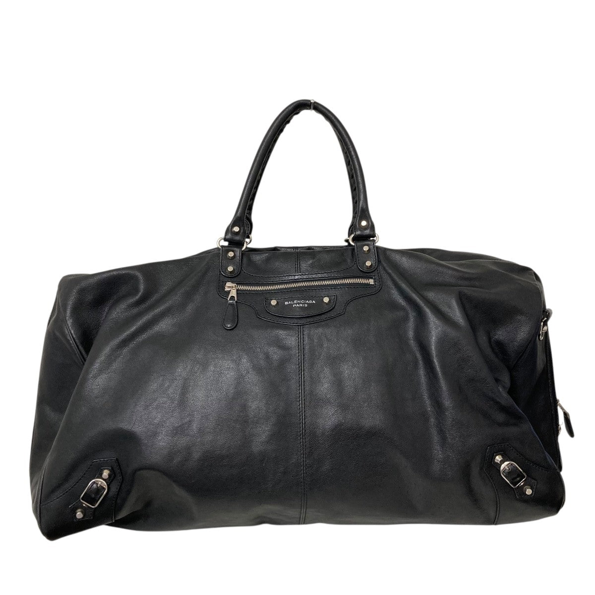 【新品・未使用】バレンシアガ ホイール ボストンバック ドラムバック BALENCIAGA(バレンシアガ) レザーボストンバッグ327147 327147
