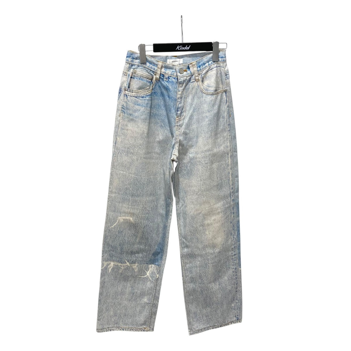 AMERI(アメリ) TROMPE L'OEIL DENIM PANTS 転写プリントデニムパンツ