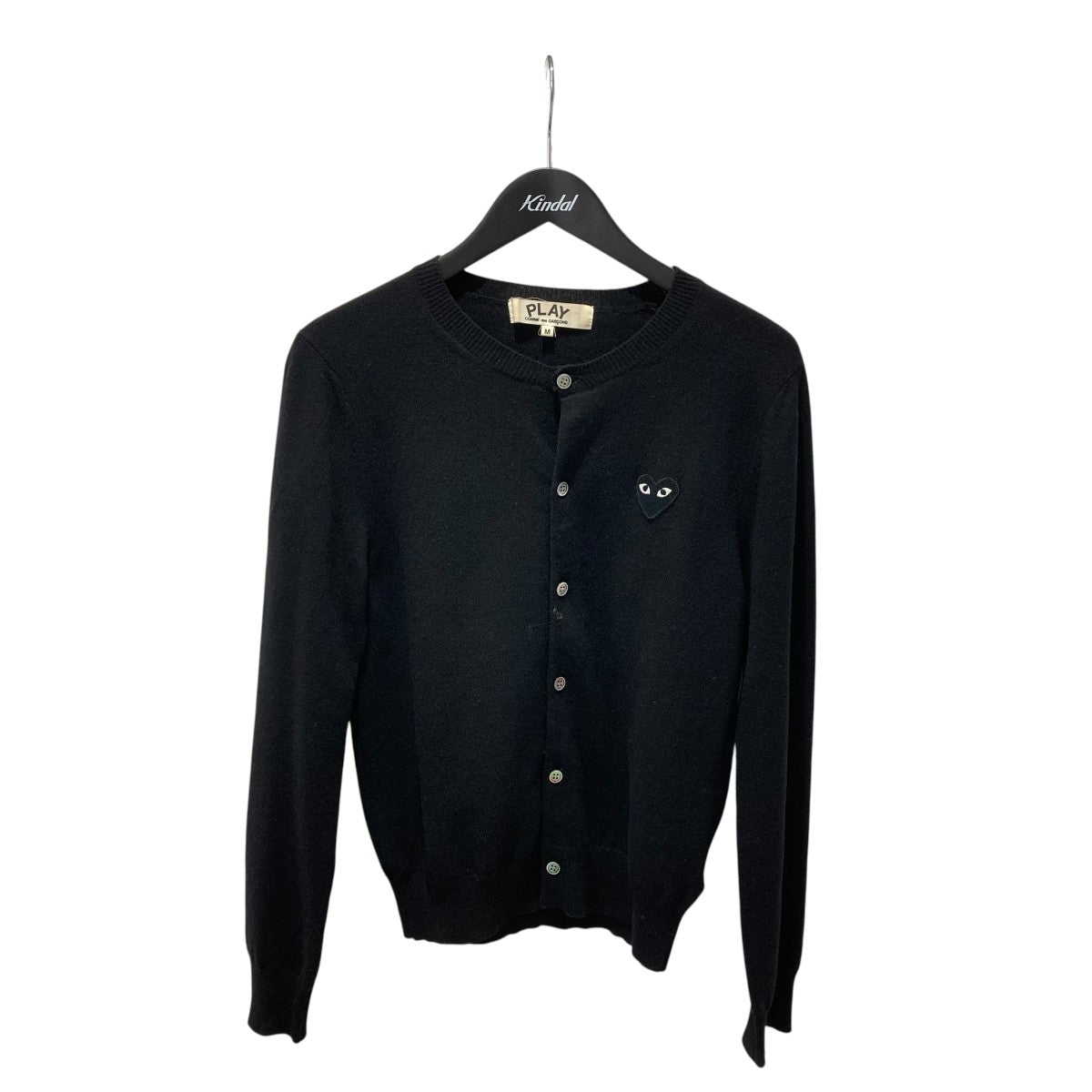 CDG 黒 カーディガン OUTSIDE SEAM LONG BACK CARDIGAN | CDG - COMME des GARÇONS