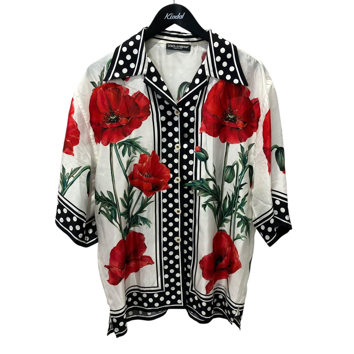 DOLCE ＆ GABBANA(ドルチェアンドガッバーナ) 花柄シルクオーバー 