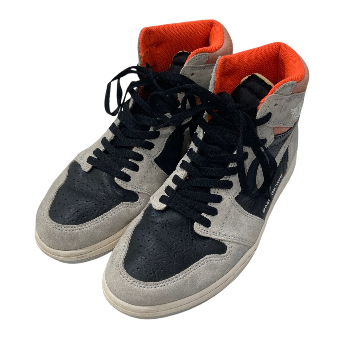 NIKE(ナイキ) HIGH OG Neutral Grey and Hyper Crimson and Blackエア 