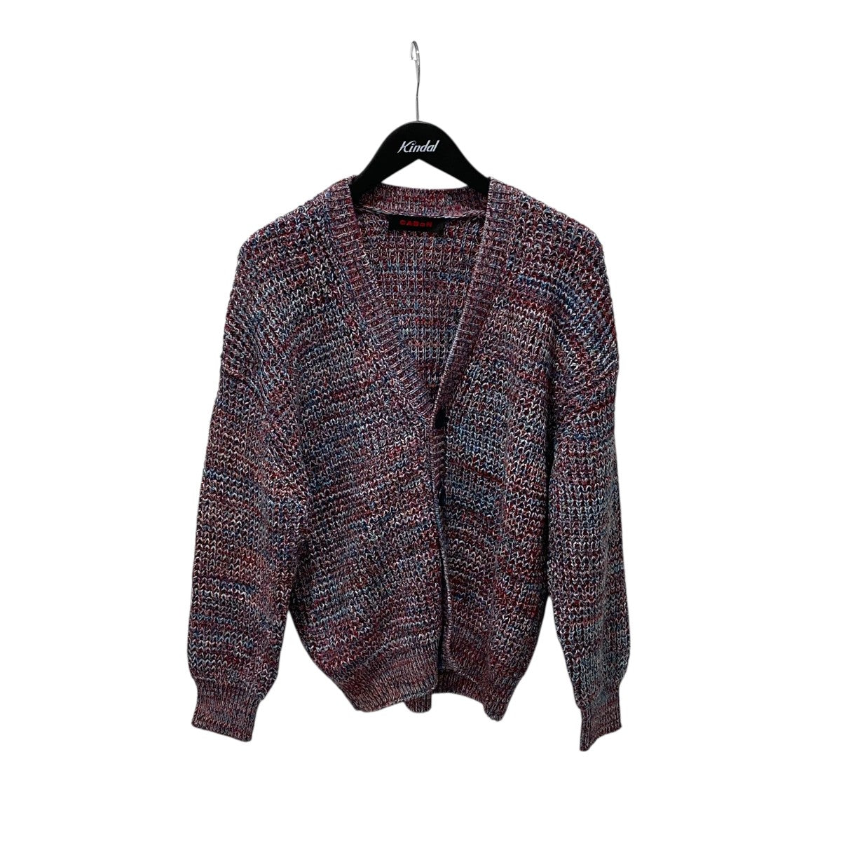 CABaN(キャバン) コットンカシミヤワッフルMIX Vネック