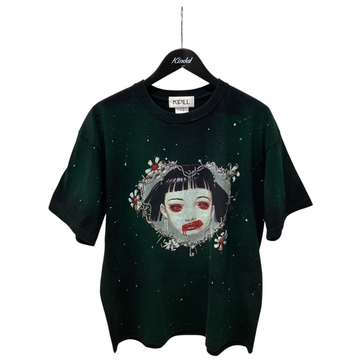 KIDILL(キディル) 22SSLHP 別注 harlequin girl T-shirtプリントT