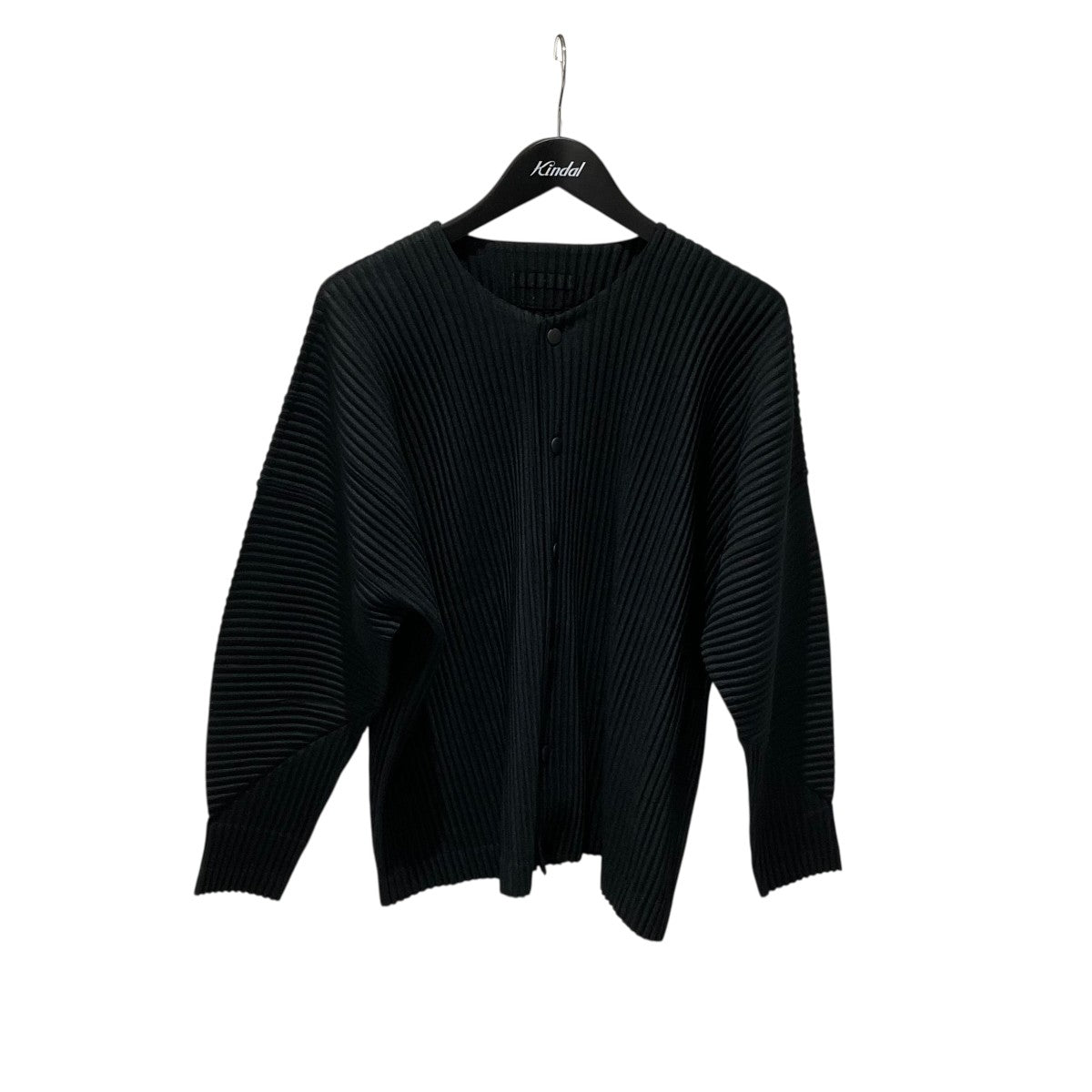me by ISSEYMIYAKE シワプリーツカーディガン 黒 me by ISSEYMIYAKE シワプリーツカーディガン 黒 me by