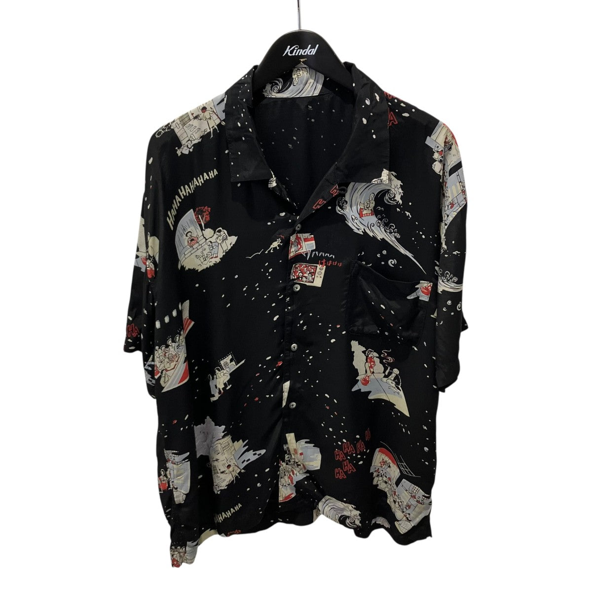 Porter Classic(ポータークラシック) 半袖シャツ ブラック サイズ M Porter Classic(ポータークラシック) 半袖シャツ ブラック サイズ M