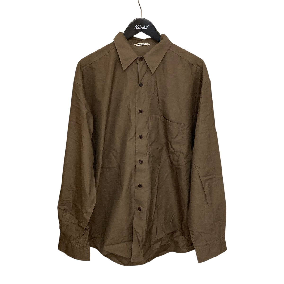 AURALEE(オーラリー) 25AWWASHED FINX TWILL BIG SHIRT長袖シャツ