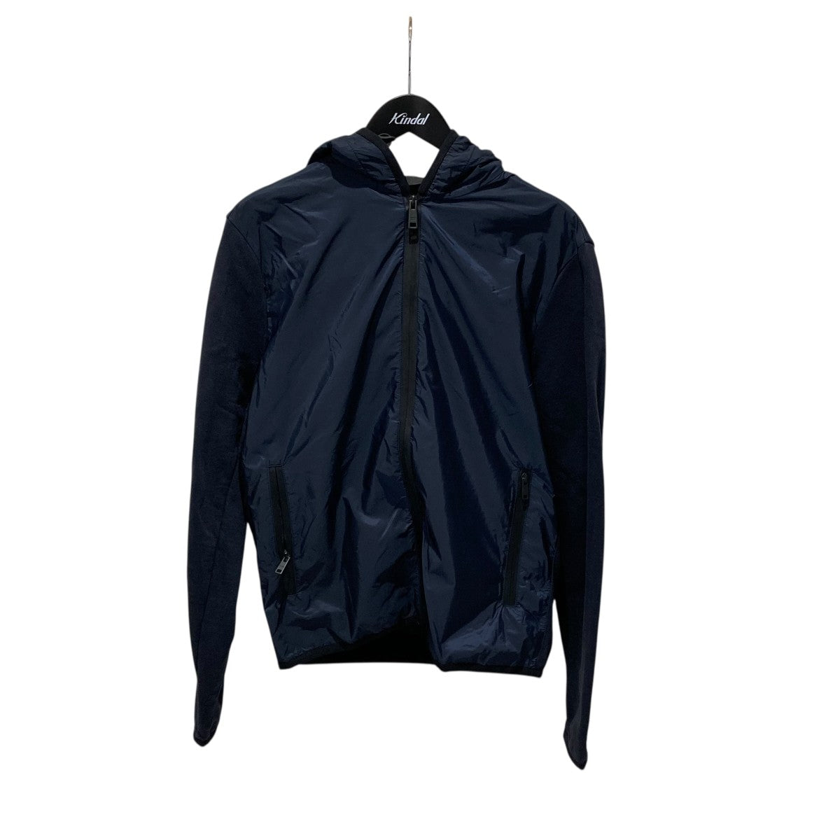 PRADA(プラダ) ナイロン切替 ジップパーカーSJC546 SJC546 ネイビー