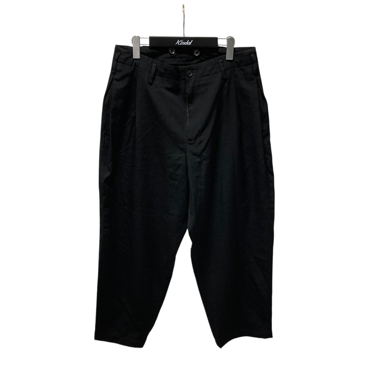 極美品⭐️ヨウジヤマモトプールオム ウールギャバジン サルエルパンツ ブラック Yohji Yamamoto pour homme(ヨウジヤマモトプールオム) ウールギャバ