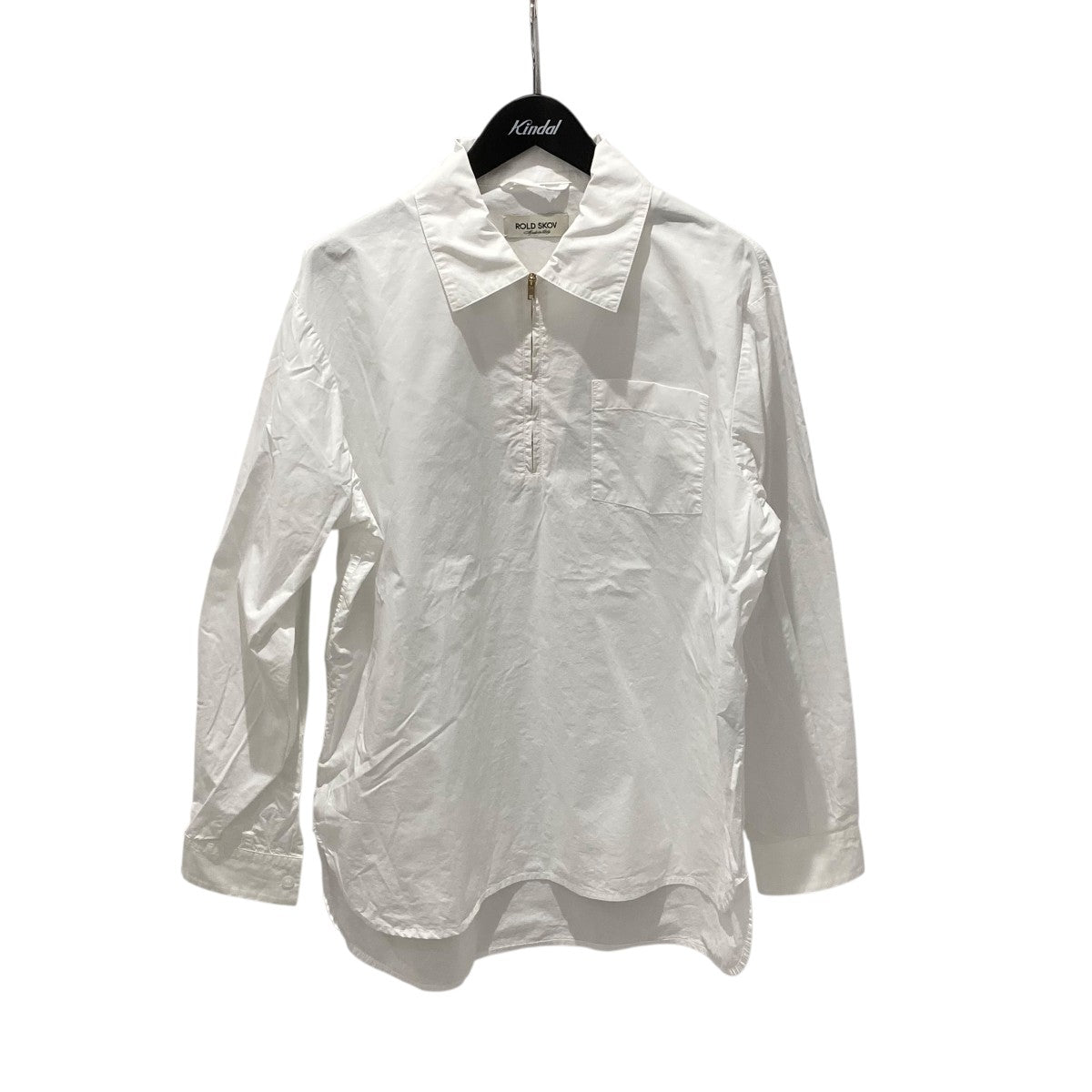 ハーフジップ長袖シャツ