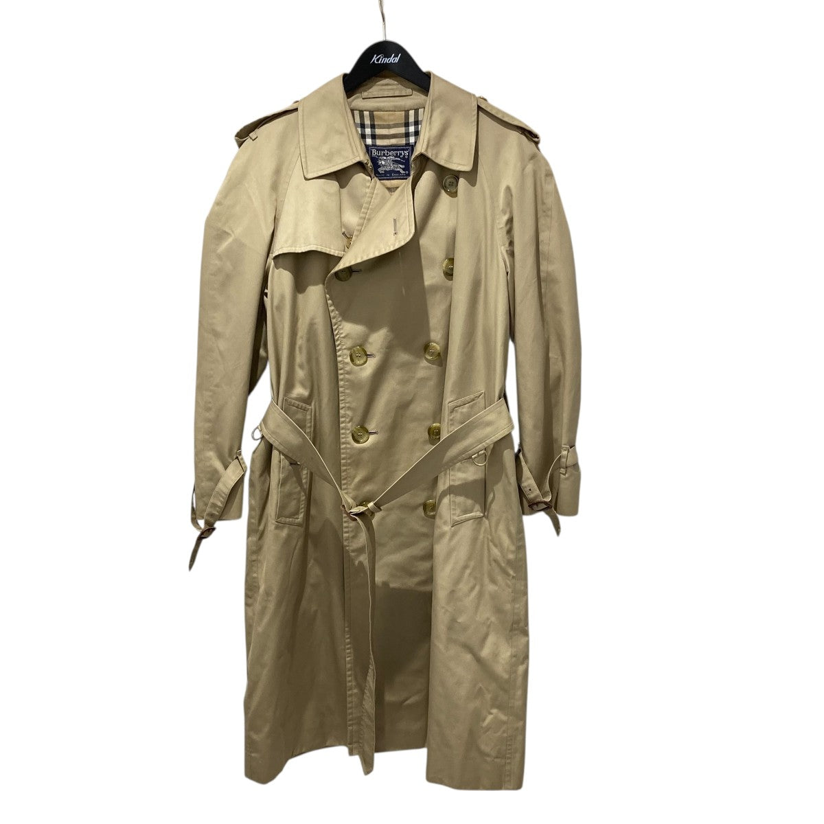 バーバリーズ 英国製 オールド トレンチコート ベージュ Burberrys 100％cotton バーバリー BURBERRYS トレンチコート ベージュ Old