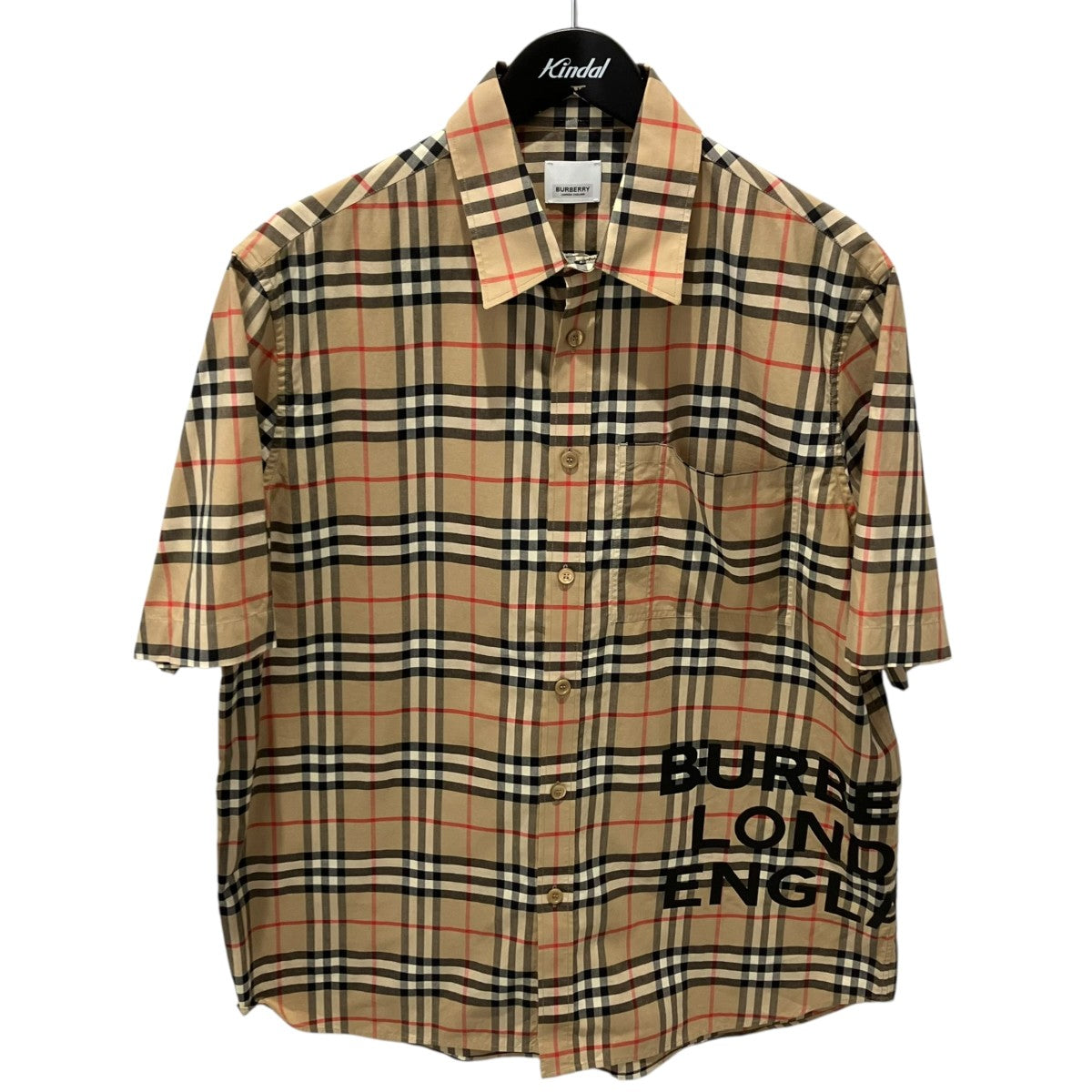BURBERRY(バーバリー) 半袖シャツ8017301 8017301 ブラウン サイズ M BURBERRY(バーバリー) 半袖シャツ8017301 8017301 ブラウン サイズ M