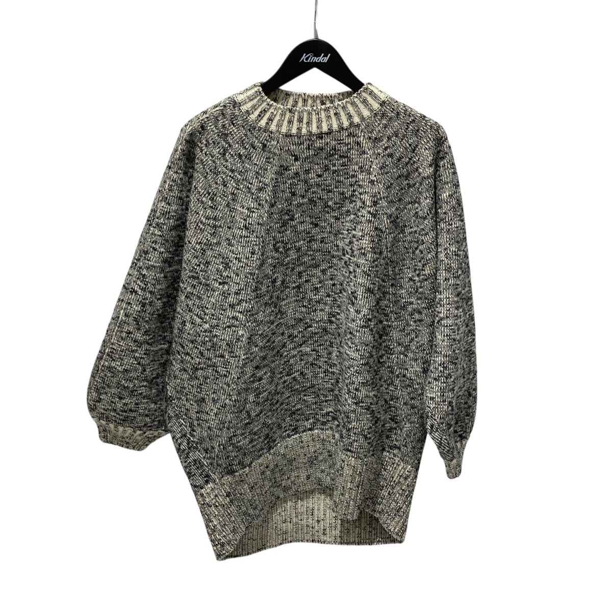 Wool Cotton melange dolman sweaterクルーネックニットS22AW-KN05