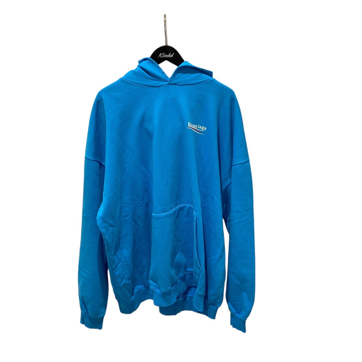 BALENCIAGA(バレンシアガ) キャンペーンロゴ ダメージ加工フーディプル