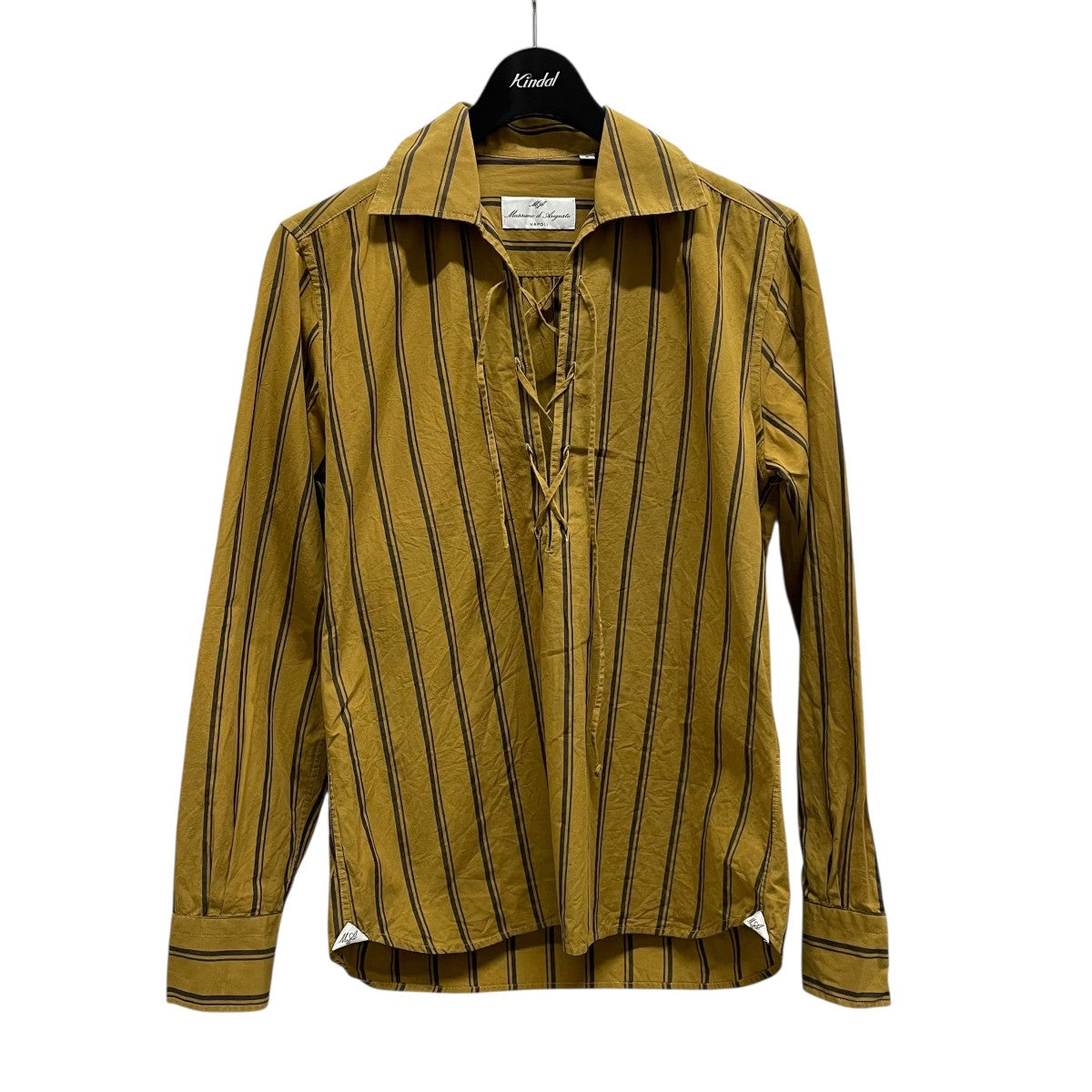 レースアップシャツ975691